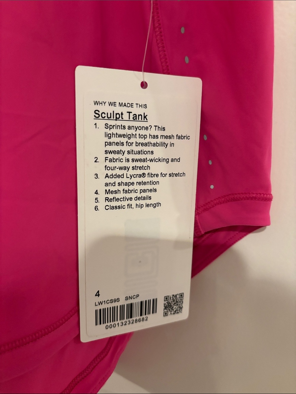 lululemon athletica Bright Pink Racerback Athletic Tank - Picture 5 of 5
